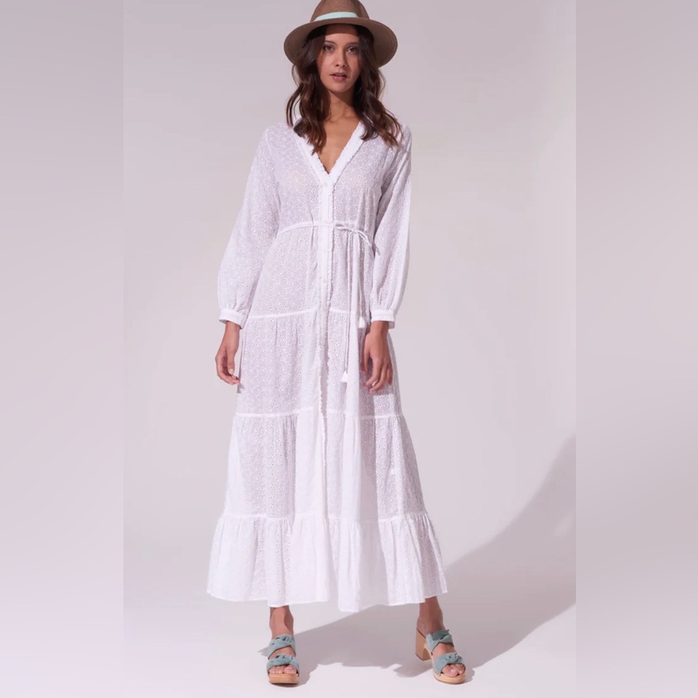 Poupette St Barth Rita Eyelet Dress
